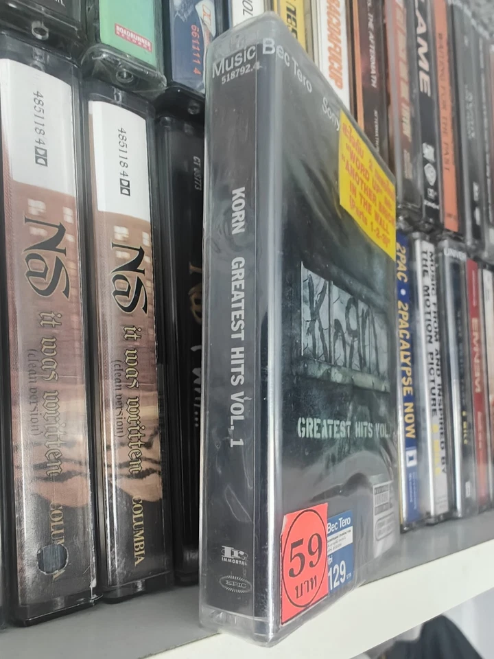 Korn Greatest Hits Vol.1 FACTORY SEALED cassette compilation album - Image 3 of 4