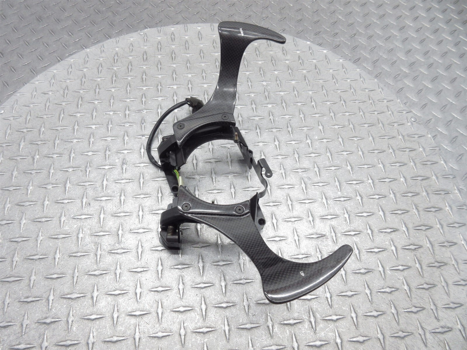 2008 Ferrari F430 Spider 226101 Carbon Fiber Paddle Shifter Shift Lever Assembly