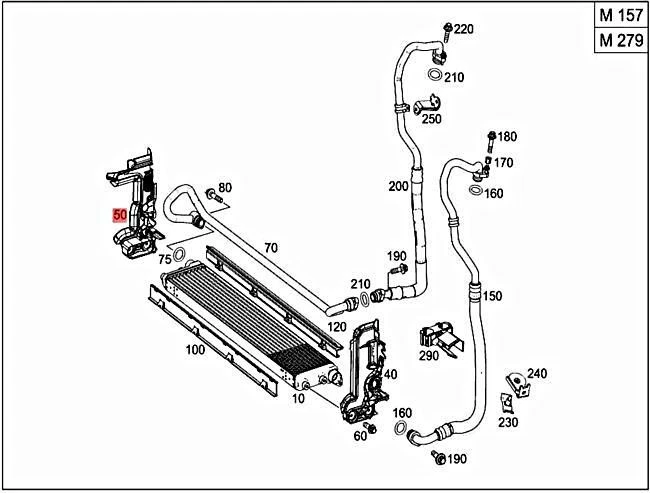 Genuine MERCEDES X222 C217 S-CLASS W222 Coupe C217 Bracket 