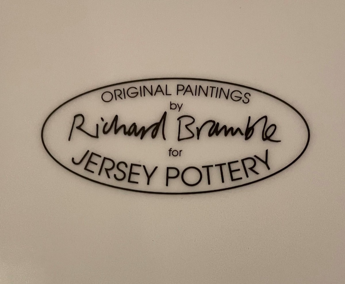 Richard Bramble - Jersey Pottery - Dinner Plate - 10 1/4