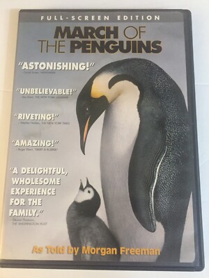 March of The Penguins Full Screen DVD Ships Same Day With Tracking
