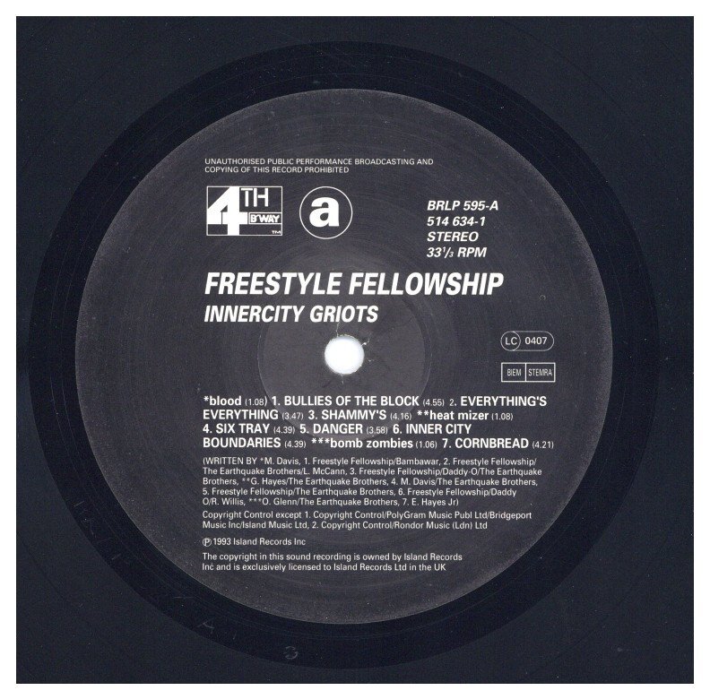 Freestyle Fellowship - Innercity Griots '93 LP UK ORG!EX-/EX- | eBay