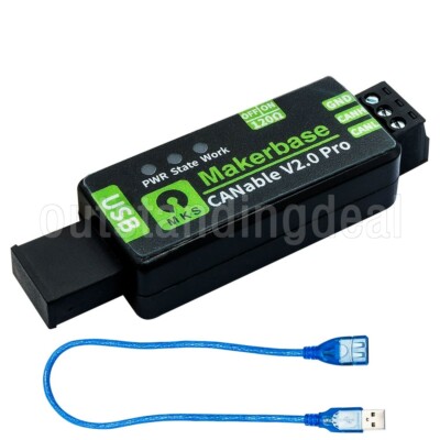 Makerbase MKS CANable V2.0 Pro S Isolation Version 170MHz CAN Bus Analyzer ot25