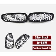 Frontgrill Diamond Style Nierengrill Silber schwarz f�r BMW Z4 E89 09-16