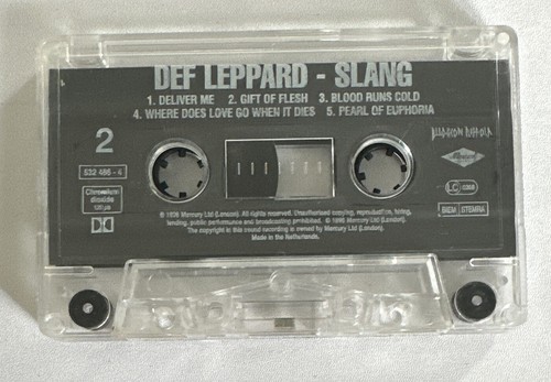Def Leppard - Slang - Original UK Cassette Album Hard Rock Ex / M Condition - Picture 7 of 7