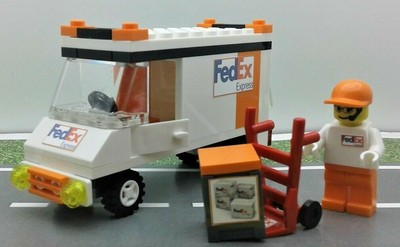 lego orange truck