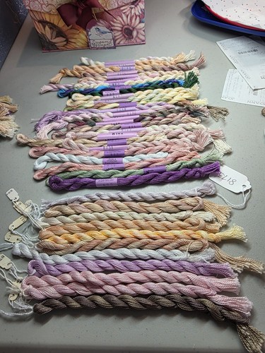 Large Lot Vintage Needle Necessities Overdyed #8 Perle Cotton
