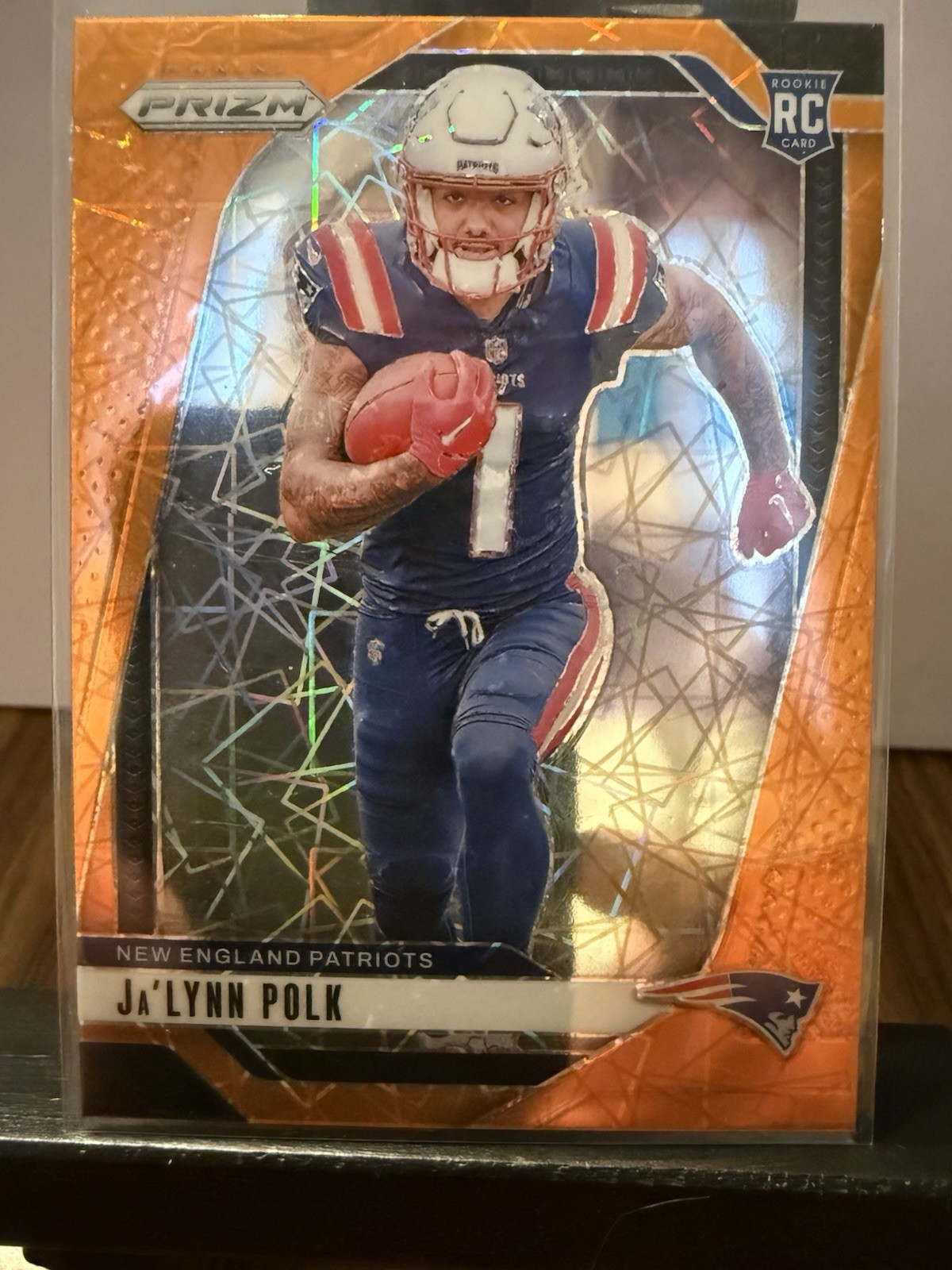 2024 Panini Prizm - Rookies Ja'Lynn Polk #339 Lazer Prizm (RC)