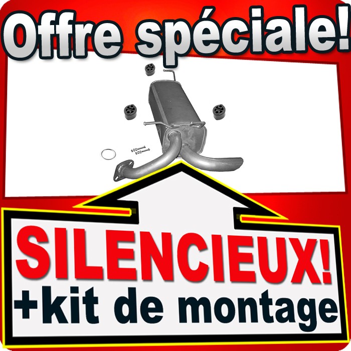 Silencieux arrière Nissan Juke 1.6 DIG-T 4x4 pot échappement terminal essence 2010