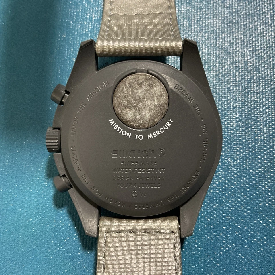 Omega X Swatch Moonswatch Mission To Mercury Watch -Authentic- With Receipt - Image 4 of 4