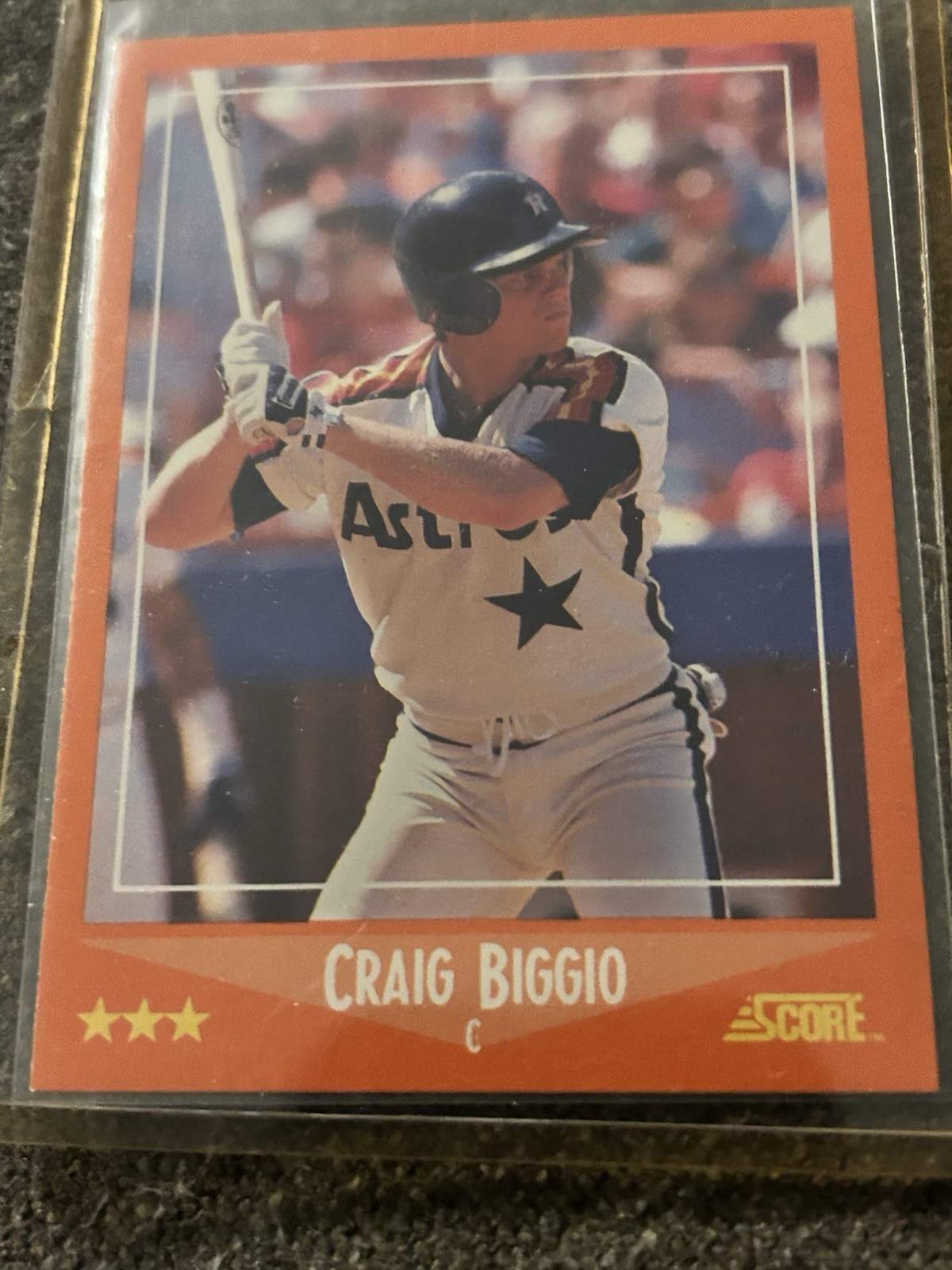 1988 Score Rookies & Traded - Craig Biggio #103T (RC)