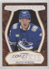 2023-24 Upper Deck Artifacts Rookies Leather Akito Hirose #181 2d8