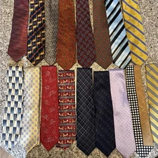 17 Ties!! Elegant Multicolor Men's Tie Set. All in nice condition!