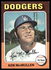 Ken McMullen 1975 Topps Mini #473 Los Angeles Dodgers