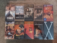 Lot of 10 Classic VHS Films Movies Double Tapes - Still Sealed and New B1