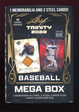 2023 Leaf Trinity Baseball Sealed New Mega Box