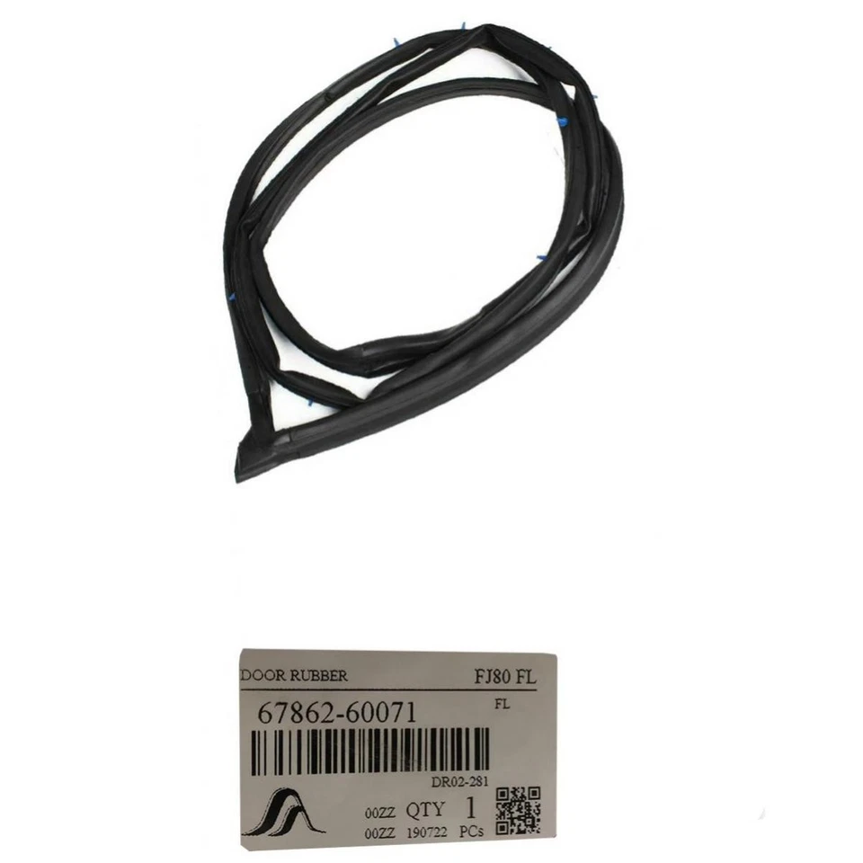 Sello de goma para puerta resistente al clima delantero izquierdo para Toyota Land Cruiser FJ80 1990-1997 Foto 4 de 4