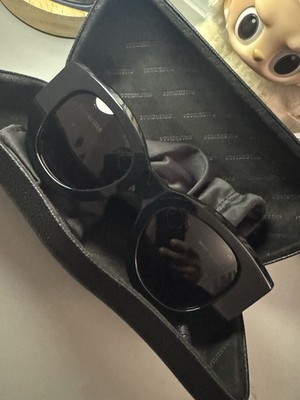 Balenciaga BB0070S-30008288006 Round Sunglasses Black/Gray