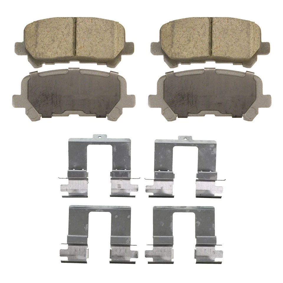 Front Rear Disc Brake Pads fits 2011 2012 2013 2014 2015 2016 2017 Honda Odyssey - Imagem 2 de 4