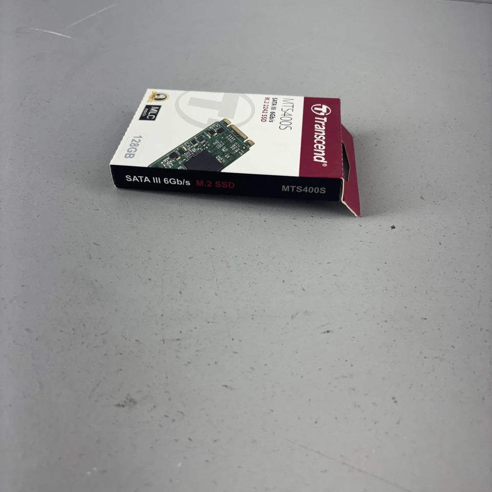 128GB Transcend M.2 NGFF 2242 42mm SATA III 6Gbps SSD MTS400 MLC Flash 560MB/sec - Image 3 of 4