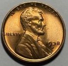 1938-D Lincoln Wheat Cent — Uncirculated MS Red 🔥 Exact Coin