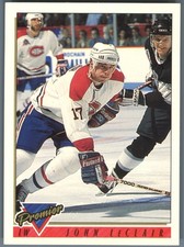 1993-94 Topps Premier Montreal Canadiens John LeClair #181
