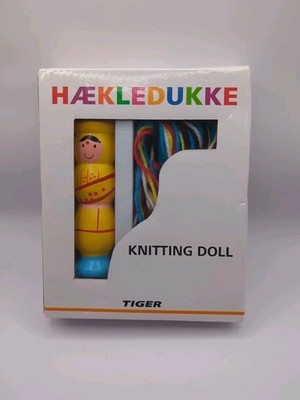 Hækledukke Tiger Strickpuppe komplettes Set kostenloser Versand