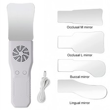 Dental Occlusal Mirror Fog Free LED Intra Oral Photo System 4 Mirror Anti-Fog ns