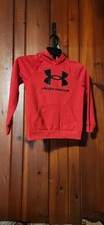NWT Under Armour Red Youth Small Hoodie