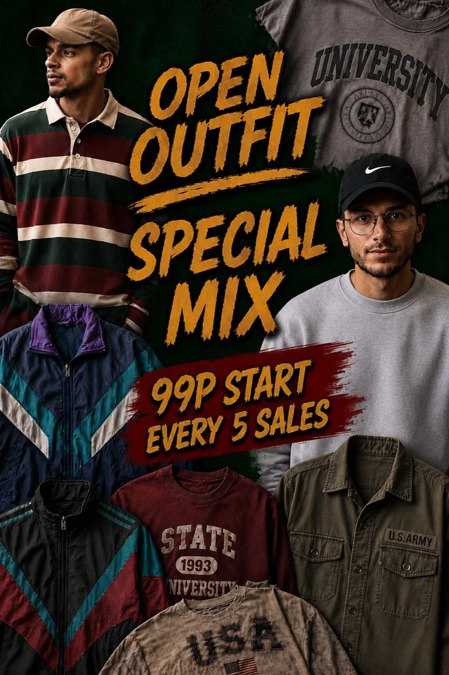 🤩99p Starts - MENS BRANDED JACKETS MIX- 10 SECOND TIMER🤩