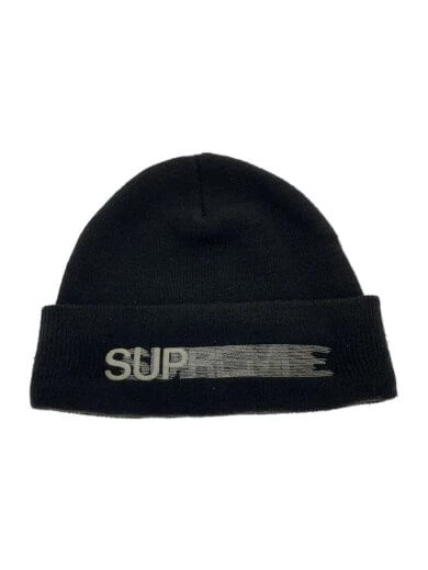 Supreme 23Ss Motion Logo bonnet tricot sans acrylique noir homme AEh70