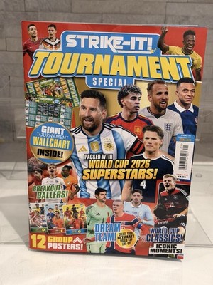 Strike It World Cup 2026 Magazine W 12 Posters And Giant Tournament Wall Chart