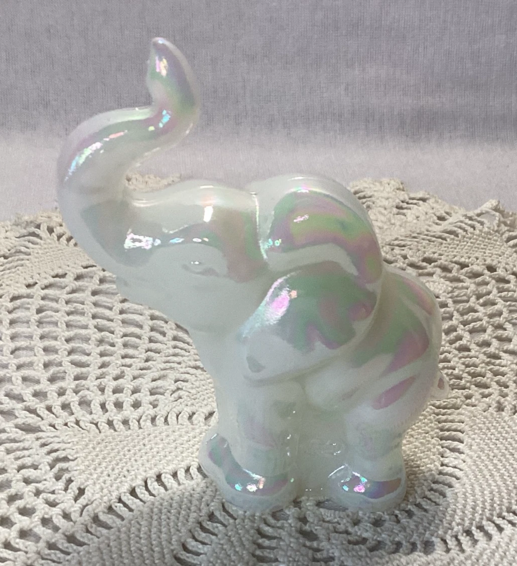 Fenton Glass Elephant for sale | eBay