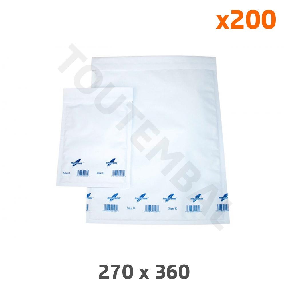 Enveloppe bulle haute densité format 270 x 360 mm protection premium Kraft