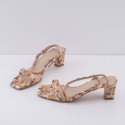 Sandro Paris Damenschuhe Sandalen Leder Schlangenhaut Muster Gr. 40 SFACH00418
