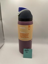Owala 32 oz FreeSip Stainless Steel Water Bottle Crown Jewel Purple READ 