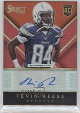 2014 Panini Select Rookie Auto Red Prizm 26/50 Tevin Reese #RA-TV Auto 1s8