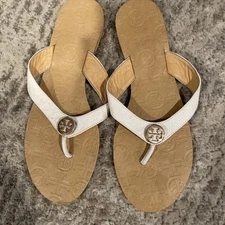 Tory Burch Thora Flat Thong Sandals Size 9
