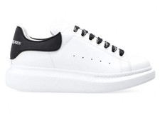 Alexander McQueen Oversized White Black Laces