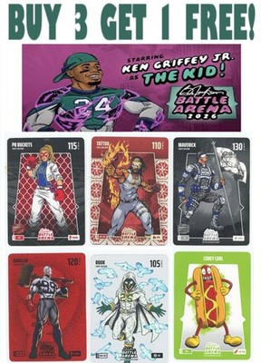 2026 Bo Jackson's Battle Arena ''The Griffey Set'' (BUY 3 GET 1) You PIck/Choose
