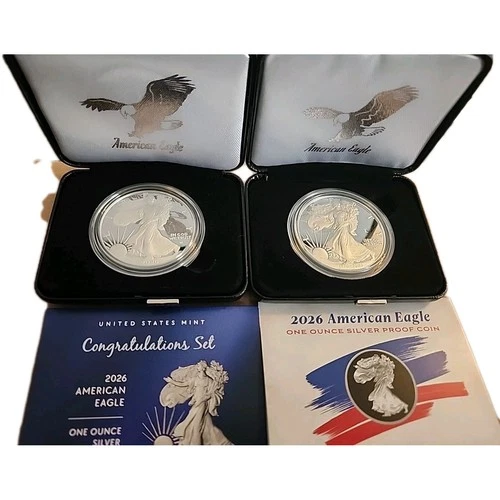 1776 - 2026 W 2026 And  P-Congratulations Set-2026 1oz ASE Proof Coins