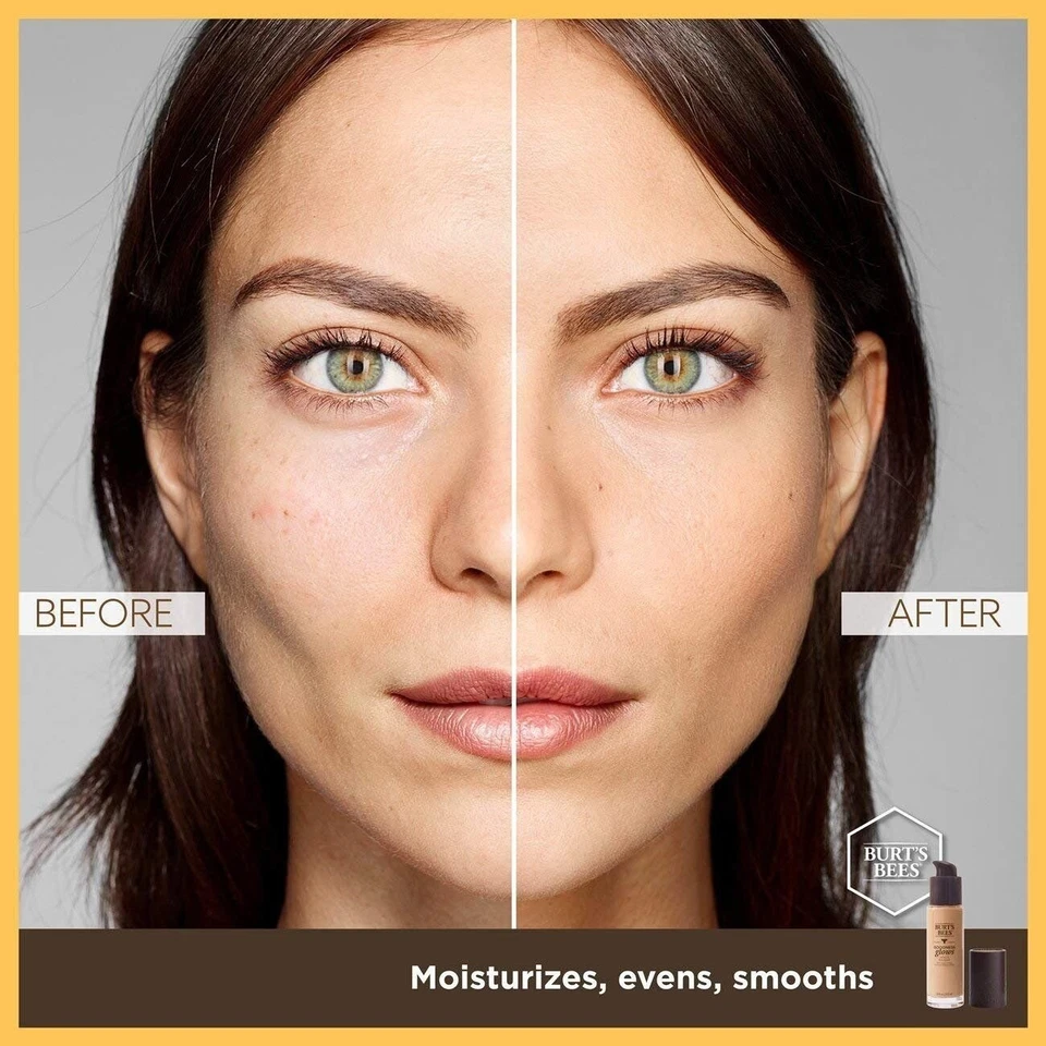 BURTS BEES Medium Sand Goodness Glows Liquid Makeup, 1 fl oz - Image 4 of 4