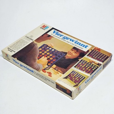 1975 MB Spiele VIER GEWINNT Connect Four Strategie Tic Tac Toe 