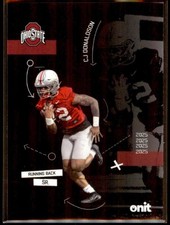 CJ Donaldson Jr. #SIL-2 2025 ONIT Athlete Ohio State Buckeyes Silhouette