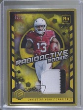2018 Panini Elements Radioactive Rookie Materials Gold 45/99 Christian Kirk no9