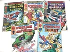 Marvel Team-Up Bronze Age Lot of 5 Vintage Spider-Man Iron-Man Panther Beast VG!