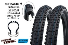 2 Stück 27.5 Zoll SCHWALBE Nobby Nic 70-584 MTB Falt Reifen 27.5x2.8