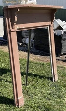 Antique Fireplace Mantel Surround (53x54) Architectural Salvage Rustic, A160