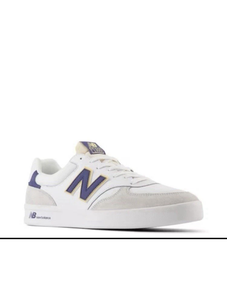Size 11 New Balance 300 Court White Navy for sale online