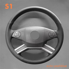 Genuine Leather Steering Wheel Cover Wrap For Mercedes Benz X164 W164 R-class Genuine Leather Steering Wheel Cover Wrap For Mercedes Benz X164 W164 R-class